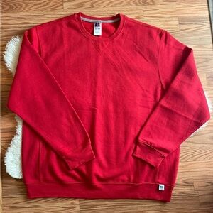 Red Russell Athletic Crewneck Sweatshirt XXL NWOT